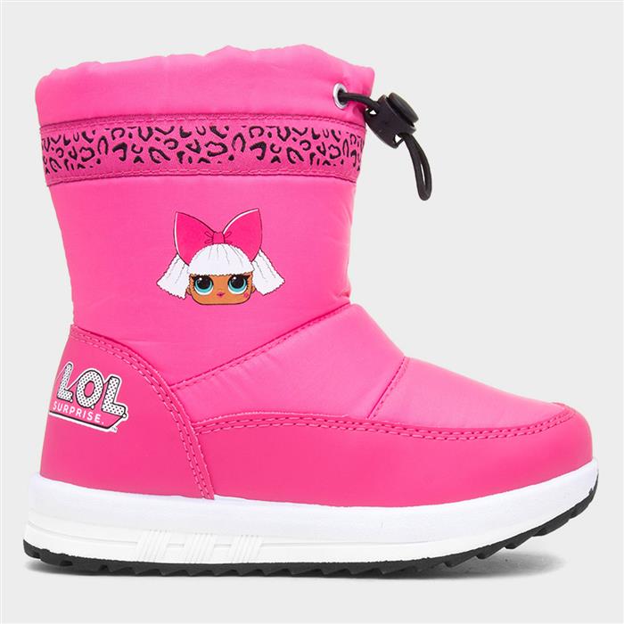 Pink toddler snow boots best sale