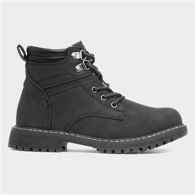 Jonny Kids Black Ankle Boot