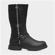 Little Diva Kerstin Girls Black Zip Up Boot (Click For Details)