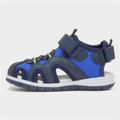 Osaga Arden Kids Navy Easy Fasten Sandal-29150 | Shoe Zone