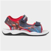 Spiderman Webb Kids Navy Easy Fasten Sandal (Click For Details)