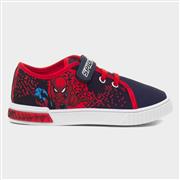 Spiderman Catch Kids Navy Light Up Canvas (Click For Details)