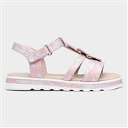 Walkright Rosalie Girls Pink Iridescent Sandal (Click For Details)