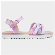 Walkright Ulrika Girls Multi Marble Flat Sandal (Click For Details)