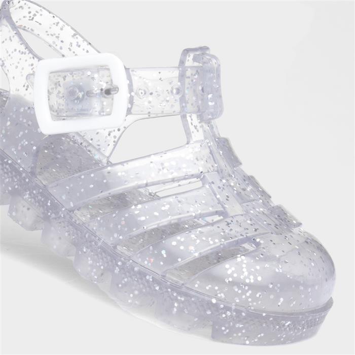 Clear glitter jelly online shoes