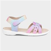 Walkright Girls Rainbow Glitter Heart Sandals (Click For Details)