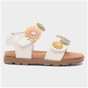 Walkright Heaton Girls White Easy Fasten Sandal (Click For Details)