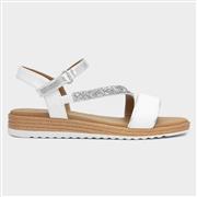 Lilley Junior Sherwood Kids White Buckle Sandal (Click For Details)