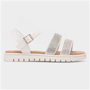 Lilley Junior Snowdonia Girls White Sandal (Click For Details)