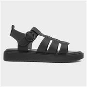 Lilley Junior Peak Kids Black Gladiator Sandal (Click For Details)