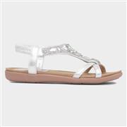 Lilley Cadance Girls Silver Diamante Sandal (Click For Details)