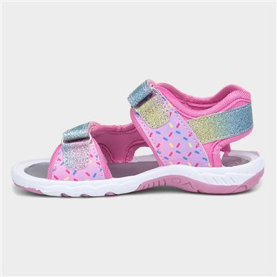 Peppa Pig Girls Touch Fasten Sports Sandal-299034 | Shoe Zone