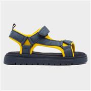 SJ Leo Kids Navy and Yellow Sandal (Click For Details)