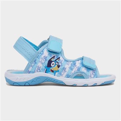 Stripe Kids Blue Easy Fasten Sandal