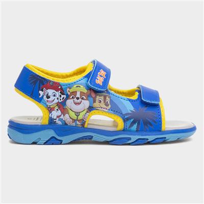 Kids Blue Easy Fasten Sandal