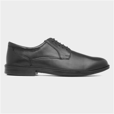 Dayton Mens Black Leather Shoe