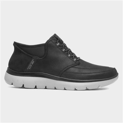 Slip Ins Summits Mens Black Shoe