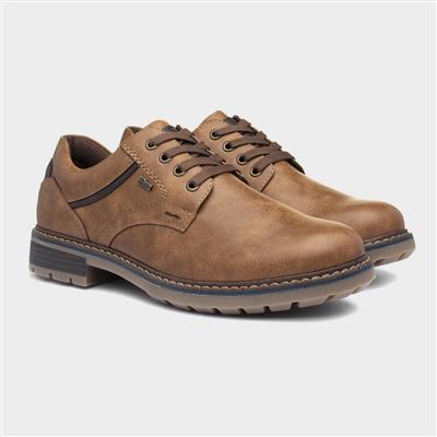 Relife Dave Mens Tan Lace Up Shoe-520368 | Shoe Zone