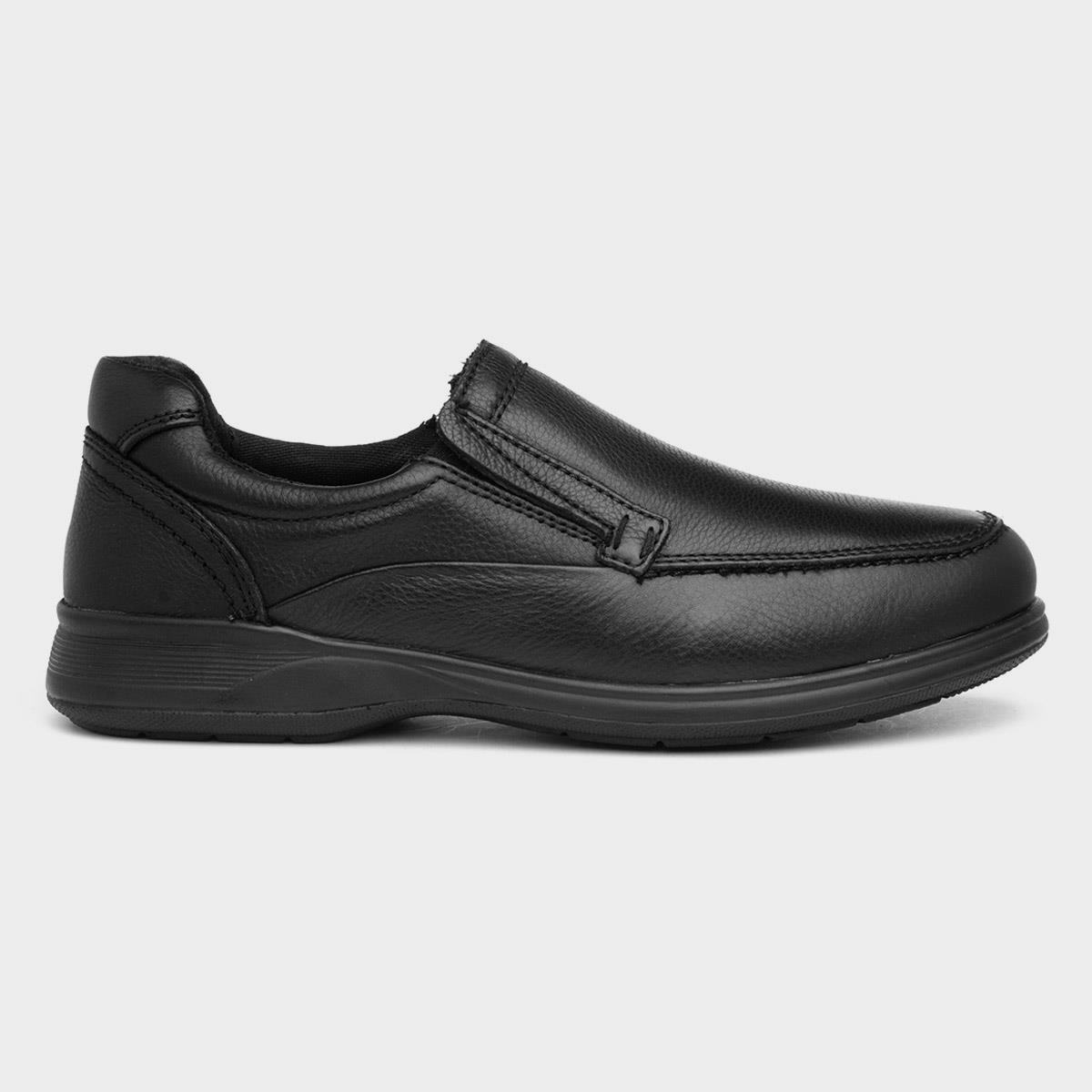 Comfy Steps Baron Men's Black Leather Shoe-520373 | Shoe