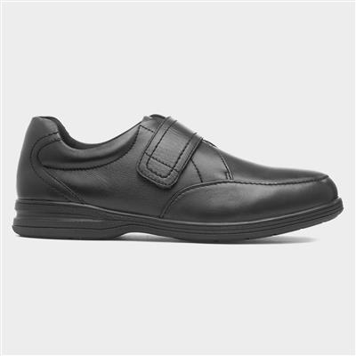 Malcolm Mens Black Leather Shoe