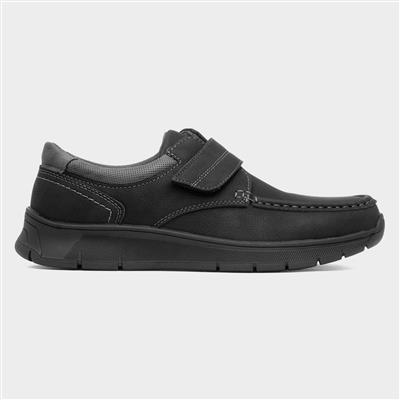 William Mens Black Casual Shoe