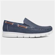 Cushion Walk Declan Mens Navy Boat Shoe (Click For Details)