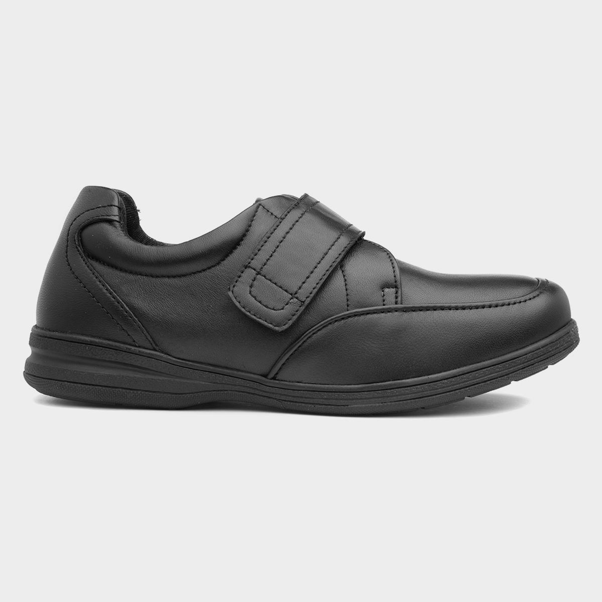 Comfy Steps Matt Mens Black Leather Shoe520456 Shoe Zone