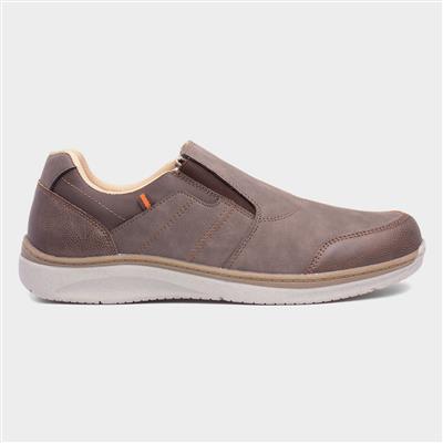 Roland Mens Brown Slip On Shoe