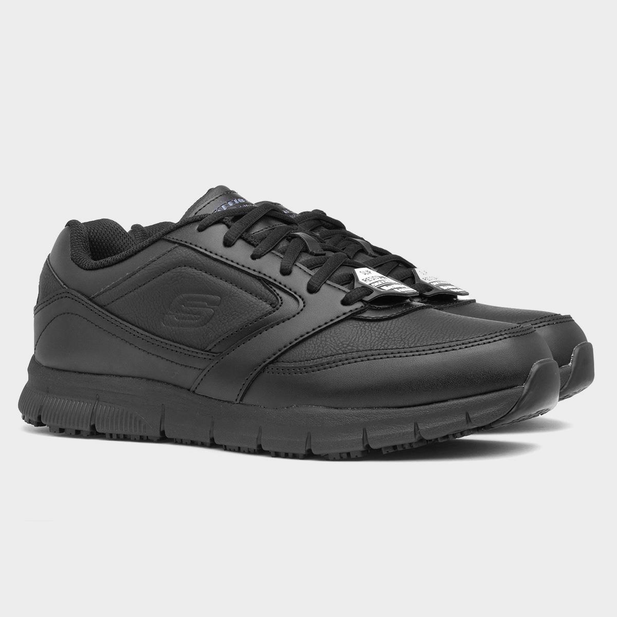 Skechers mens hot sale shoes work