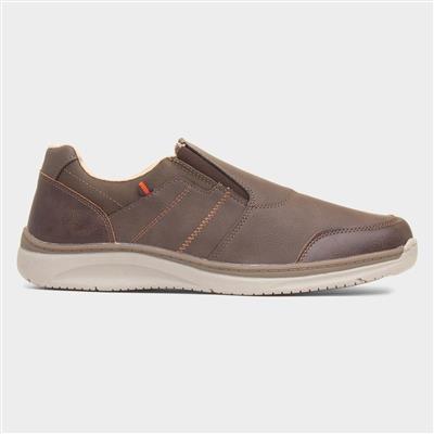 Roland Mens Brown Casual Shoe