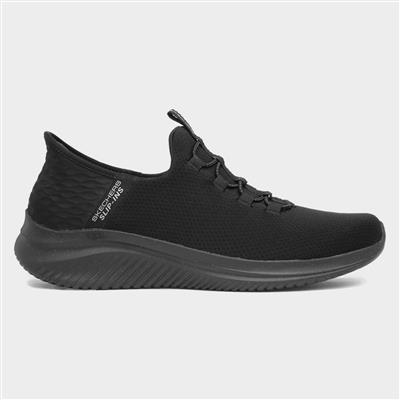 Slip Ins Mens Black Trainers