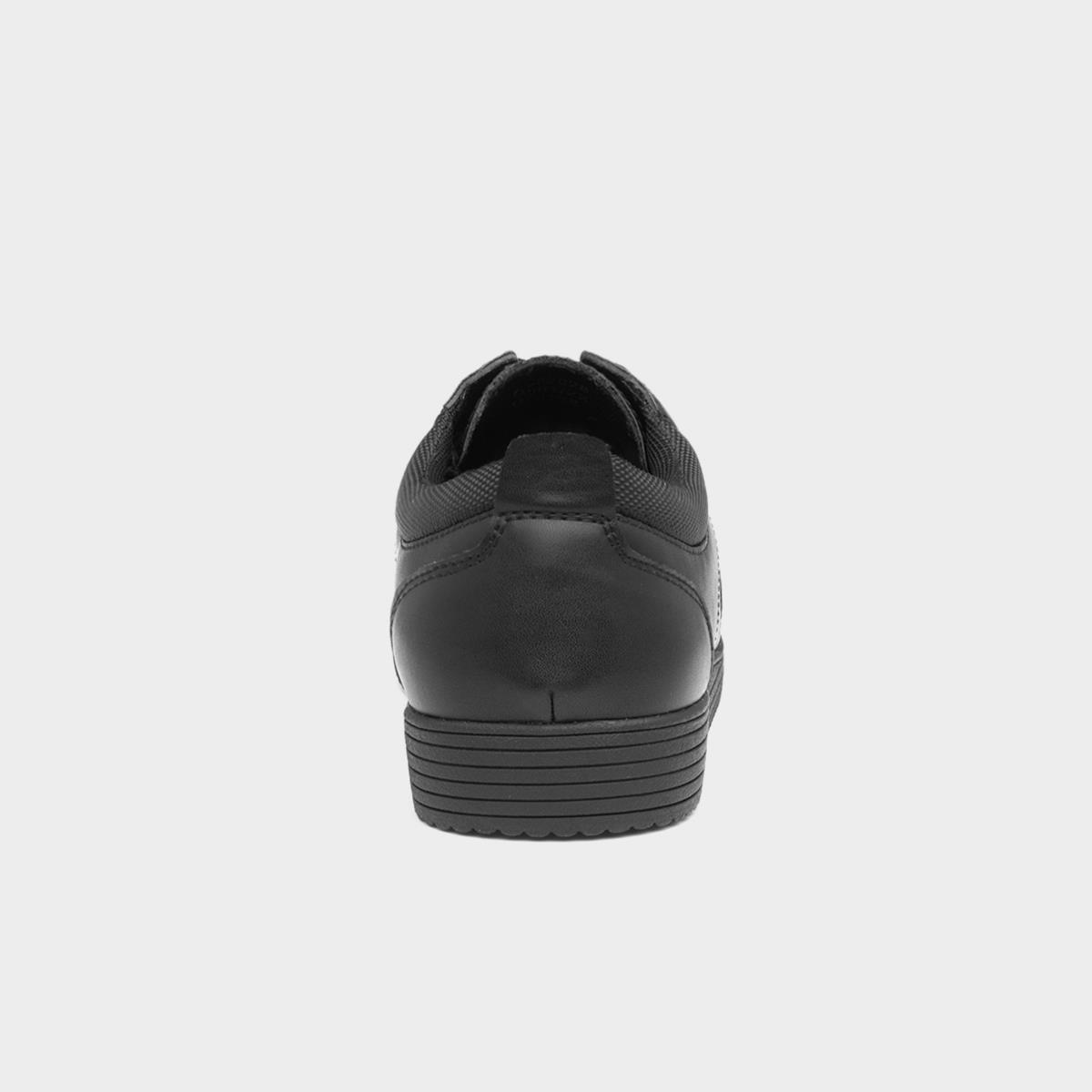 Beckett Mens Lace-Up Black Shoe-522028 | Shoe Zone