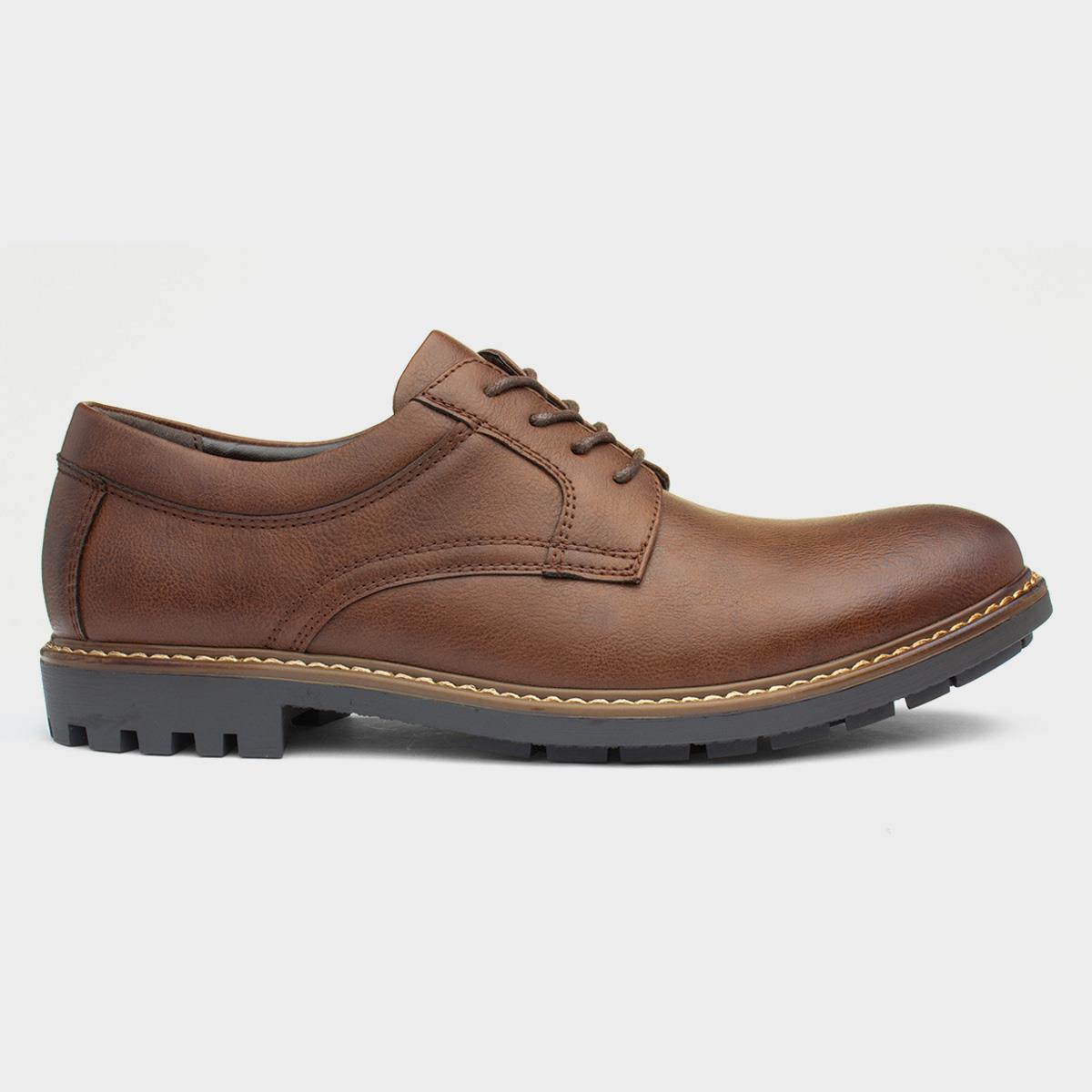 Beckett Buzz Mens Brown Lace Up Shoes-522042 | Shoe Zone