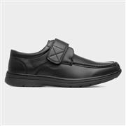 Hobos Ezra Mens Black Easy Fasten Shoe (Click For Details)