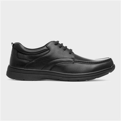 Harley Mens Black Lace Up Shoe