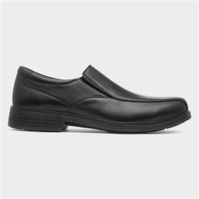 Hardy Mens Black Slip On Shoe