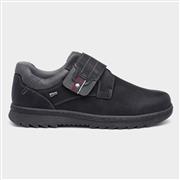 Relife Steve Mens Black Easy Fasten Shoe (Click For Details)