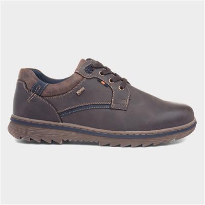 Billy Mens Brown Wider Fitting Lace Up Shoe