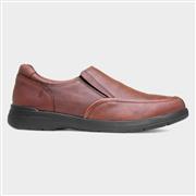 Hush Puppies Matthew Mens Brown Leather Shoe (Click For Details)