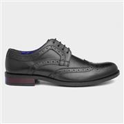 Red Level Chiesa Mens Black Leather Brogue (Click For Details)