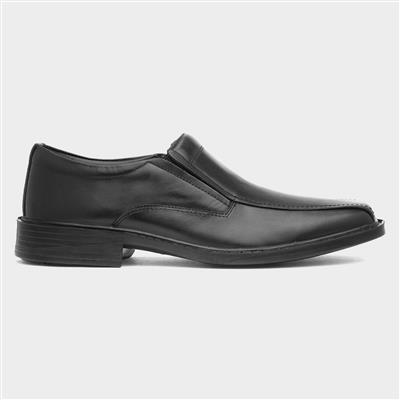 Brady Mens Black Leather Shoe