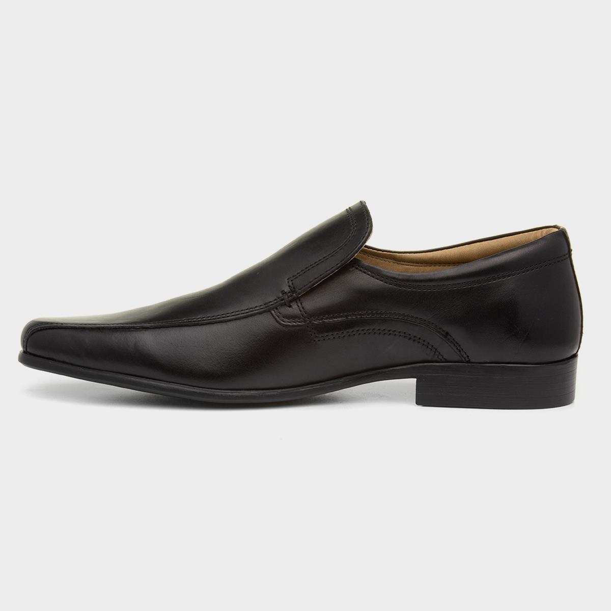 Red tape men's slip on leather formal on sale shoes