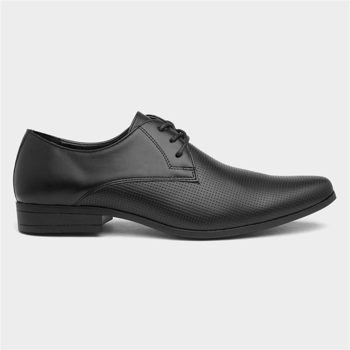 Beckett Bruno Lace Up Mens Formal Shoe in Black-531004 | Shoe Zone