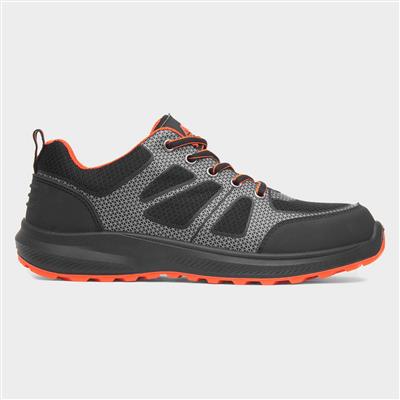 Spade Mens Black Safety Shoe