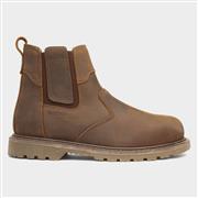 EarthWorks Scriber Mens Brown Leather Safety Boot (Click For Details)