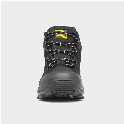 EarthWorks Sander Mens Black Leather Safety Boot-558129 | Shoe Zone