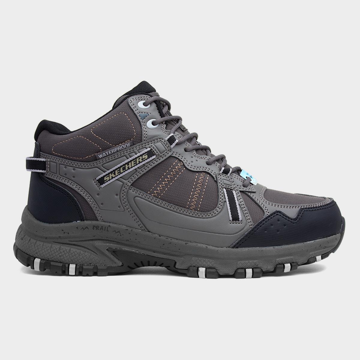 Skechers Hillcrest Mens Brown Walking Boot-584018 | Shoe Zone