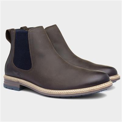 Hush Puppies Langley Mens Brown Chelsea Boot-585107 | Shoe Zone