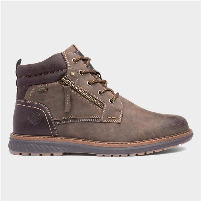 Relife Thomas Mens Brown Boot-585131 | Shoe Zone