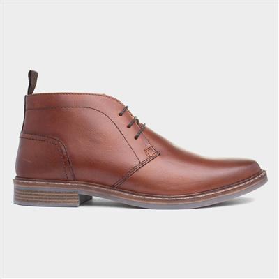 Stone Creek Dallas Mens Brown Leather Boot-585136 | Shoe Zone